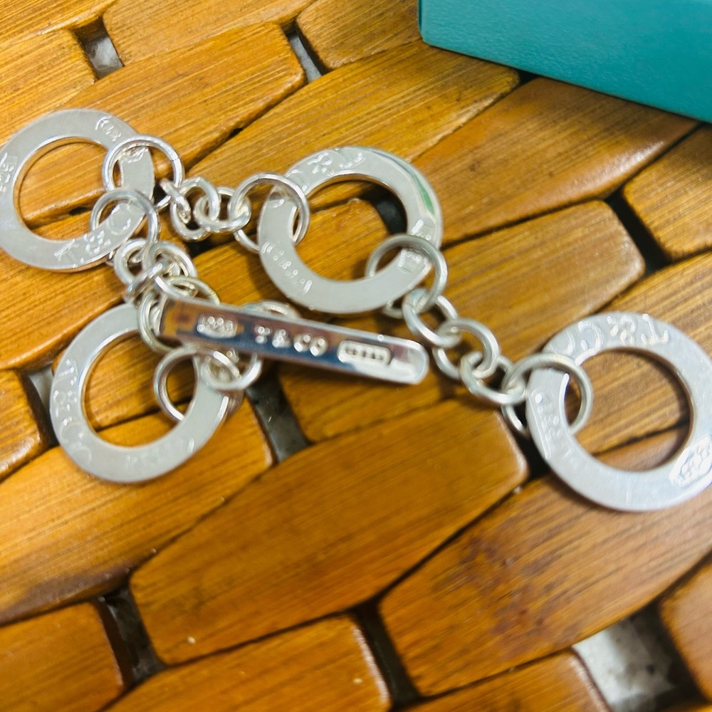 Tiffany & Co 1837 collection. 925 Silver with  Gold Accents on Toggle.